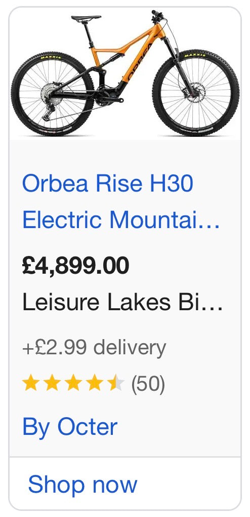 Orbea Rise H30 2022 EMTB