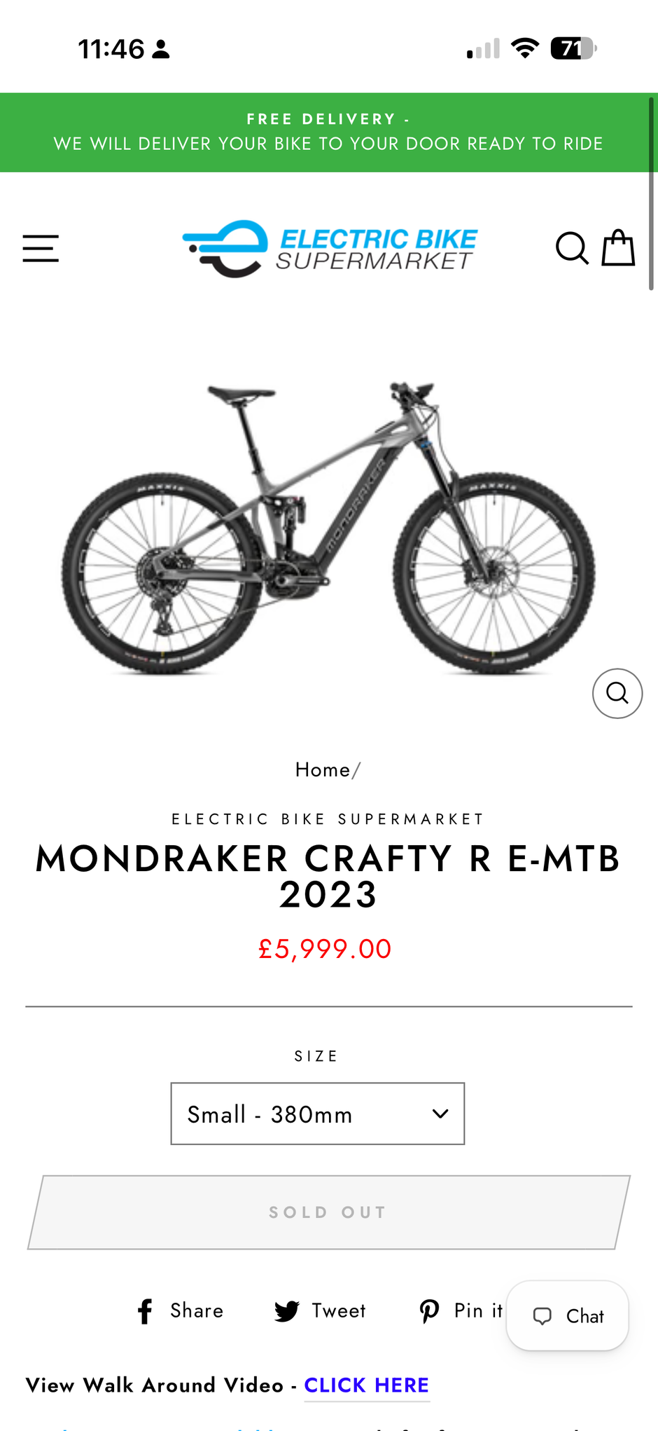 Mondraker Crafty R 2023 XL