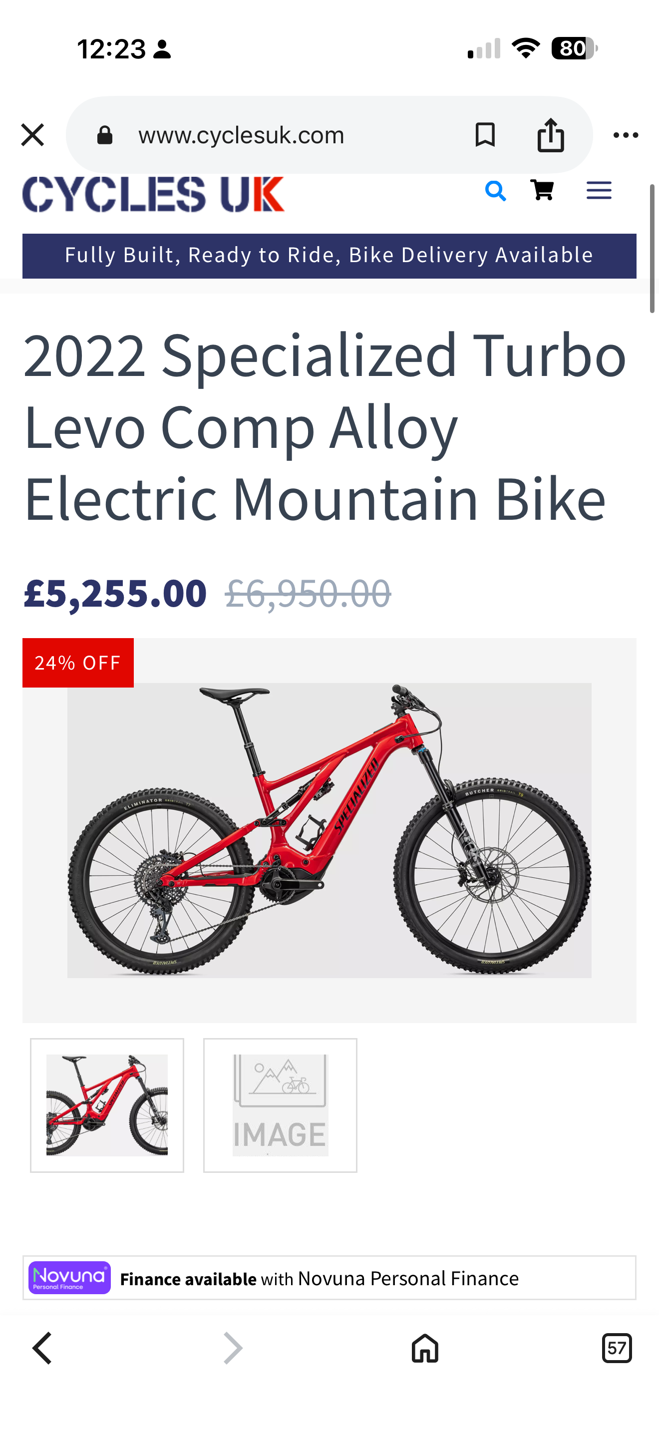 Specialized Turbo Levo Comp 700wh S4 Electric Bike 660 Miles
