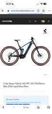 Cube Stereo 140 SLX 750wh 2024 XL