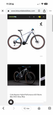 Cube Reaction Hybrid performance 500wh 2022 XXL 29er