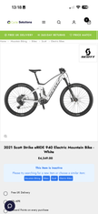 Scott Strike eRIDE 940 Electric Mountain Bike Medium