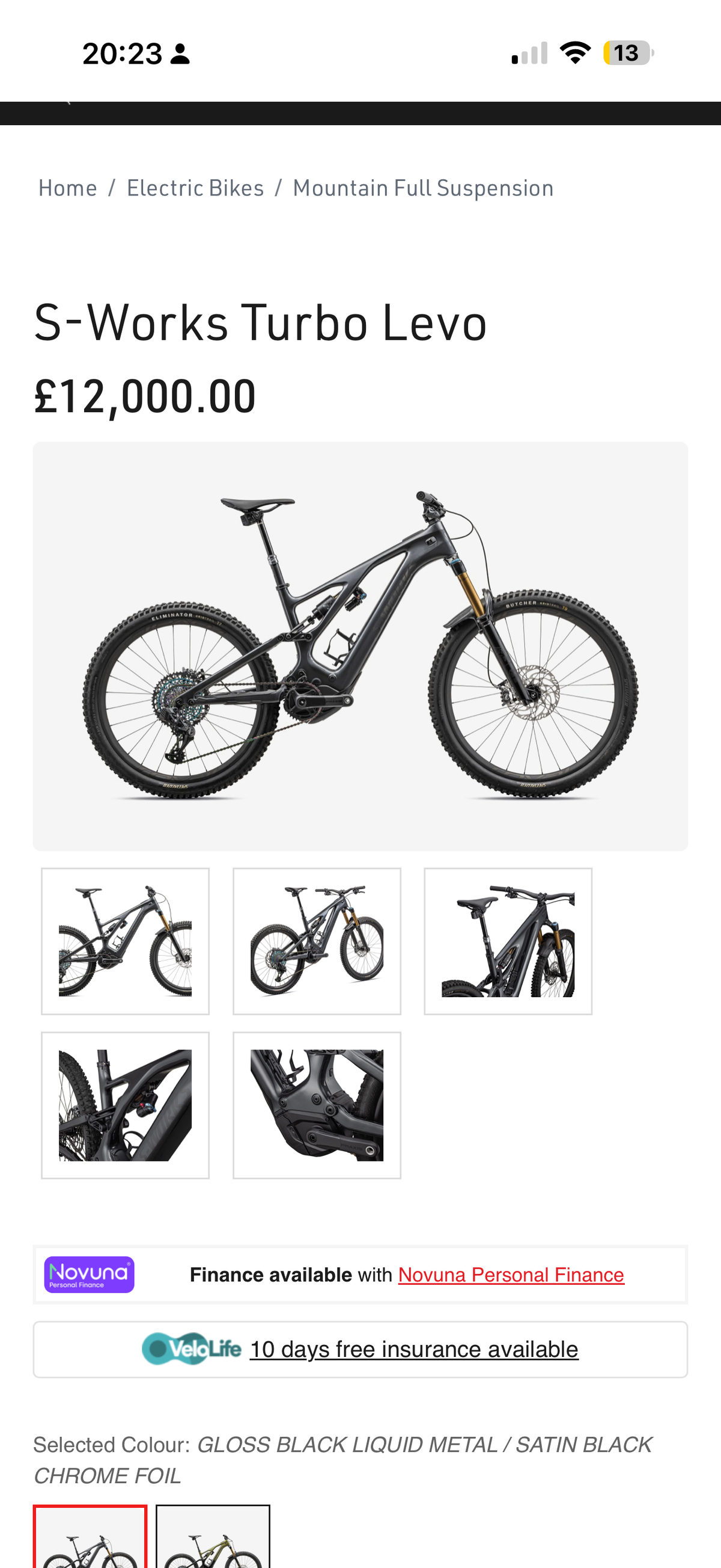 Specialized S-Works Levo 2023 XXL RRP £12,500!
