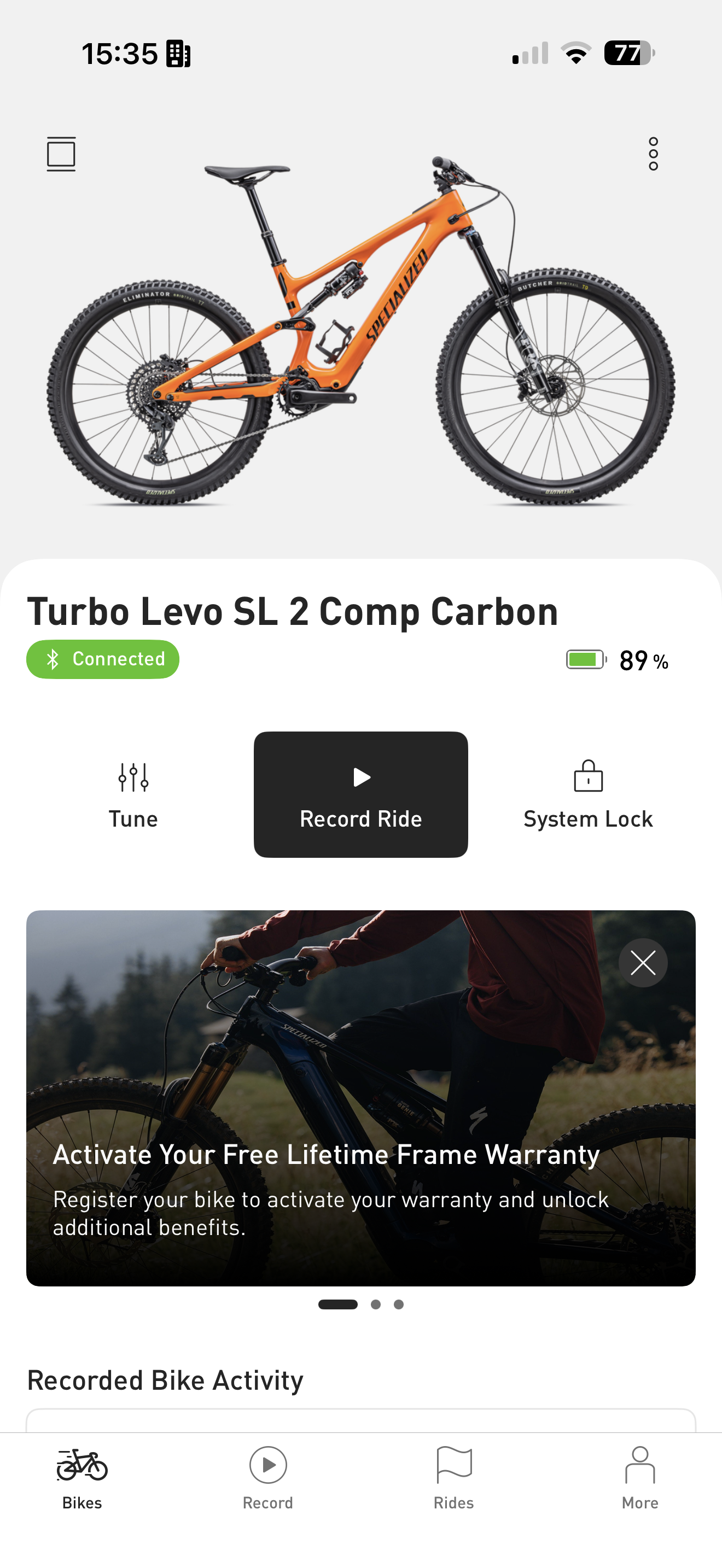 Specialized turbo levo SL comp carbon 2023 S3 medium 0 miles