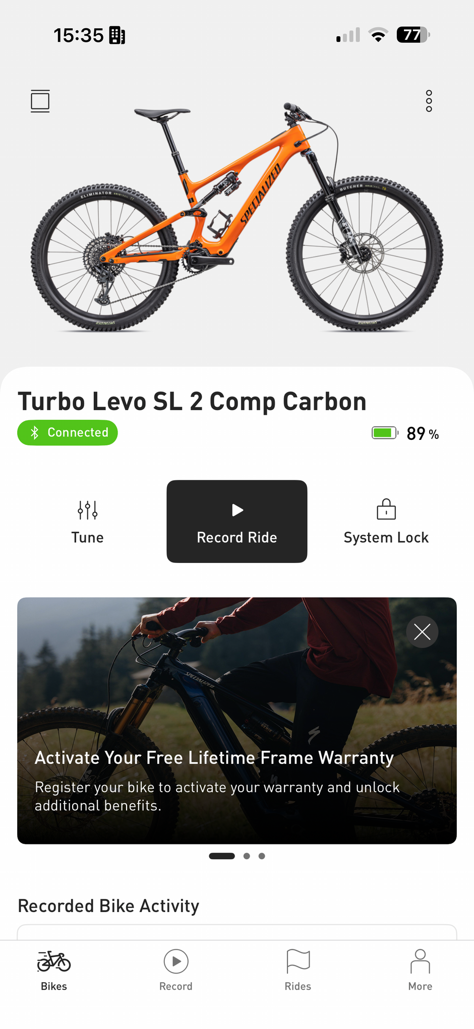 Specialized turbo levo SL comp carbon 2023 S3 medium 0 miles