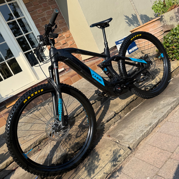 Cube Stereo Hybrid 140 HPC Race 625 Carbon Full Suspension e-MTB – Medium – Excellent Condition