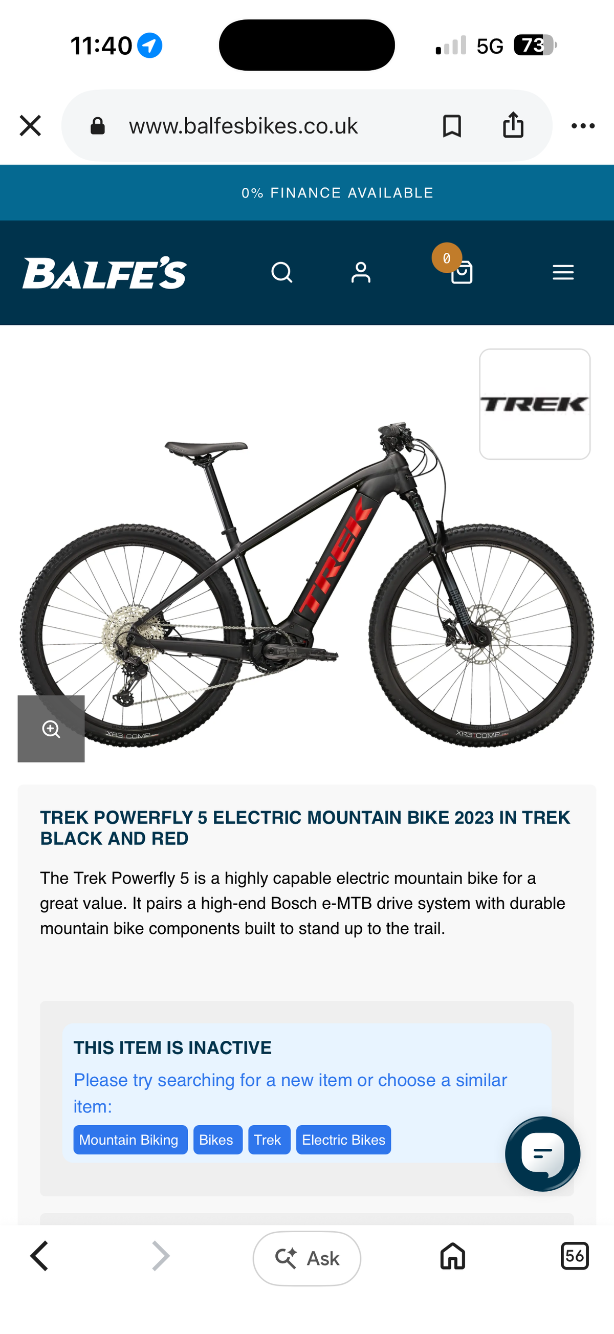 Trek Powerfly 5 2023 Large