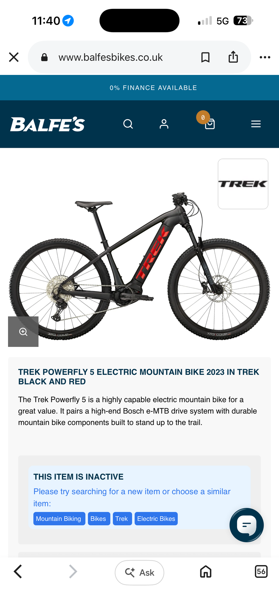 Trek Powerfly 5 2023 Large