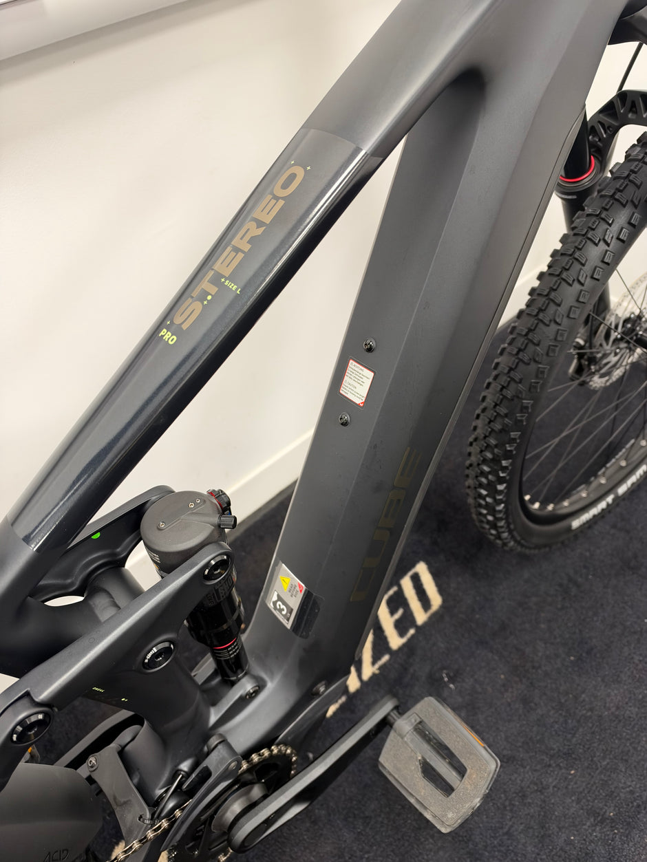 2027 Cube Stereo Hybrid One44 PRO 800 Large – Electric Mountain Bike BRAND NEW!