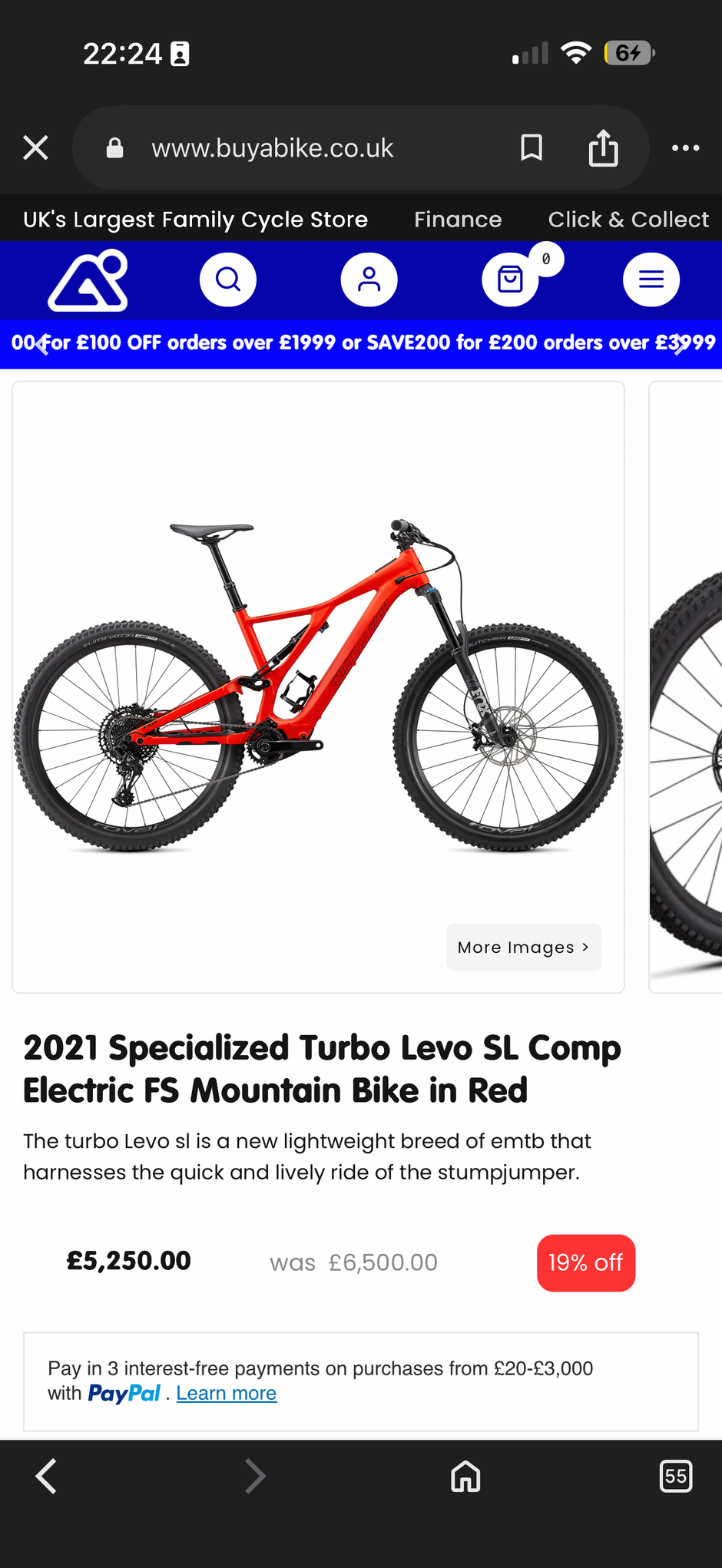 2021 Specialized Turbo Levo SL Comp Electric FS Mountain bike