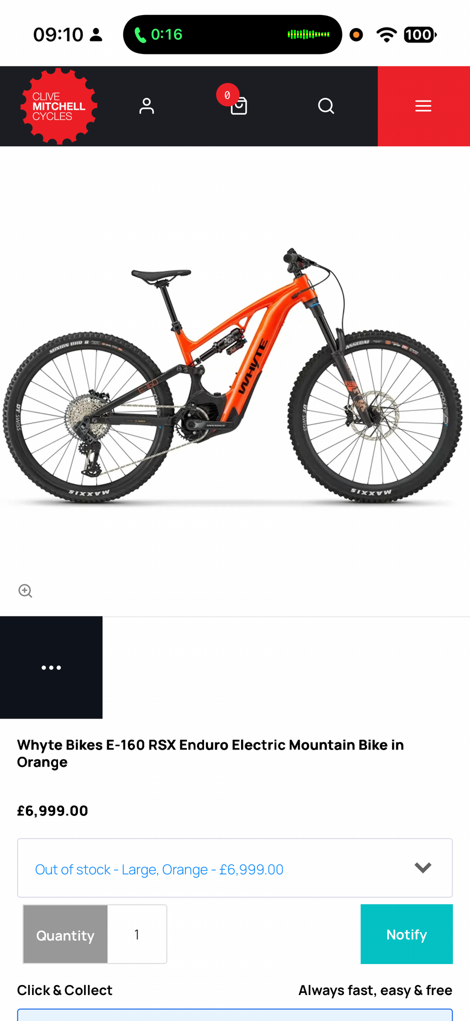 Whyte E-160 RSX 2024 Large